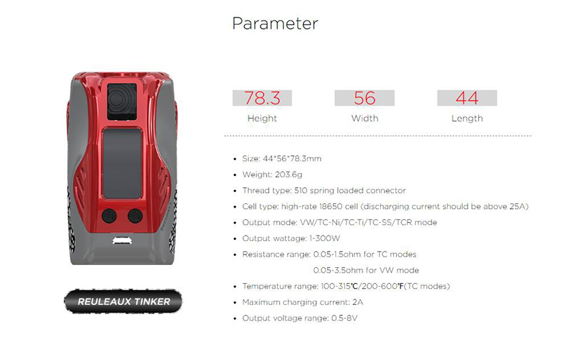 Reuleaux Tinker Vape Mod
