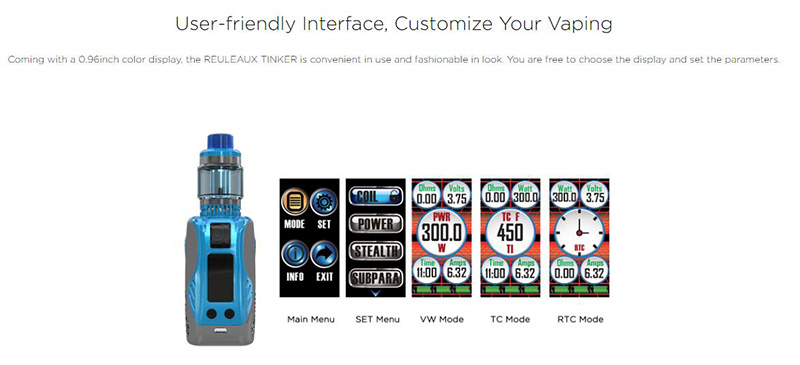 Wismec Reuleaux Tinker Mod