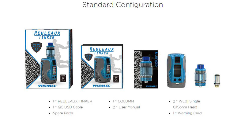 Wismec 300W Realeaux Tinker Kits