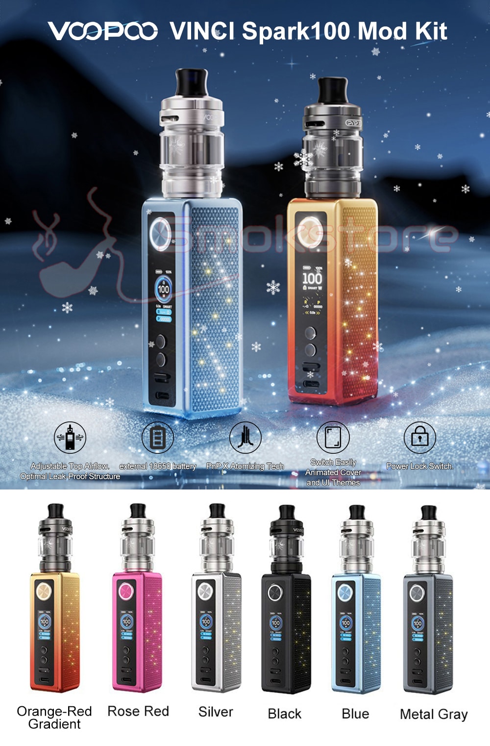 VOOPOO Vinci Spark100 Kit - Smokstore Blog