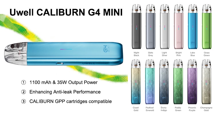 UwelL Caliburn G4 Mini Pod Kit 1100mAh