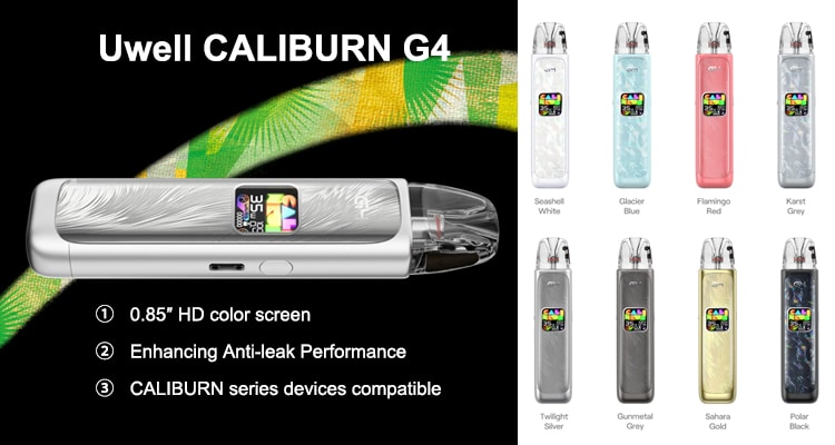 Uwell Caliburn G4 Pod Kit 1300mAh