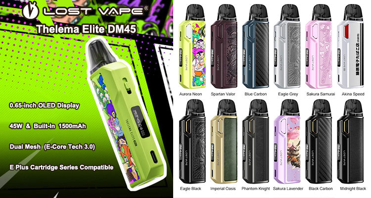 Lost Vape Thelema Elite DM45 Pod System Kit 1500mAh