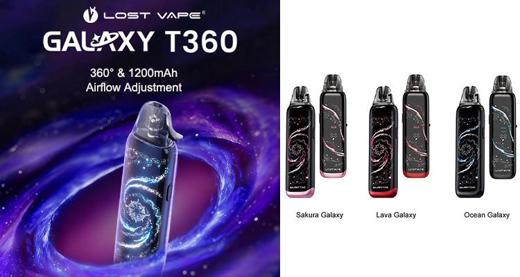Lost Vape Galaxy T360 Pod System Kit 1200mAh