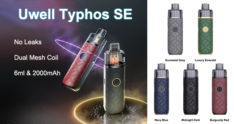 uwell typhos pod system Uwell Typhos Pod System Kit | 2000mAh 45W 6mL