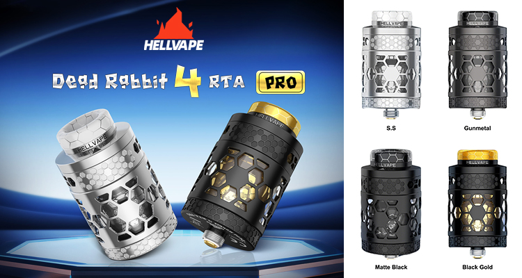 Hellvape Dead Rabbit 4 RTA Pro Tank Atomizer 5.5ml 26mm