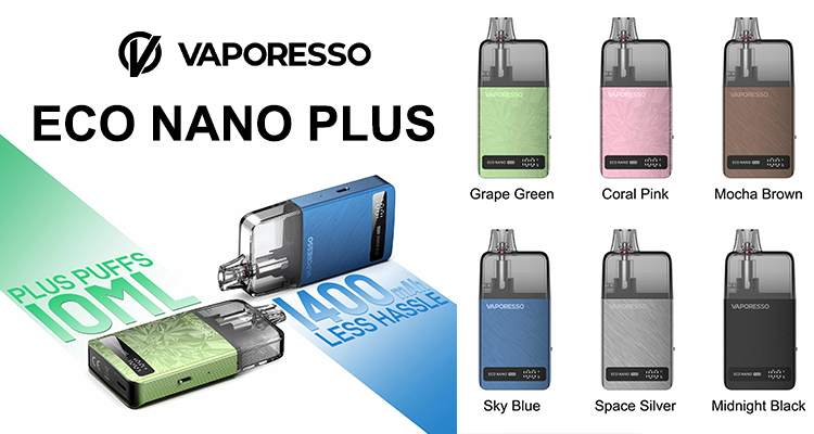 Vaporesso ECO Nano Plus Pod System Kit 1400mAh 10ml