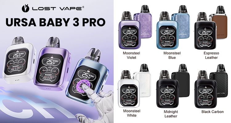 Lost Vape Ursa Baby 3 Pro Pod System Kit 1300mAh 35W 2.5ml