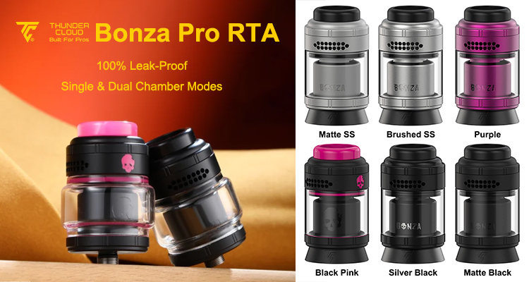 ThunderCloud x Vaping Bogan Bonza Pro RTA Tank 6ml
