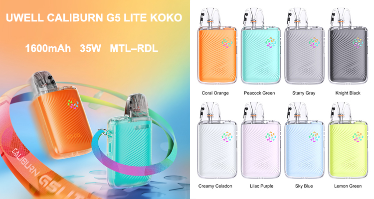 uwell caliburn dimensions Uwell Caliburn GK2 Kit – Smokeless main image 1