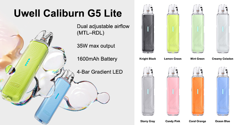 elf bar vape uk Uwell Caliburn G5 Lite Pod System — $9.99 main image 0
