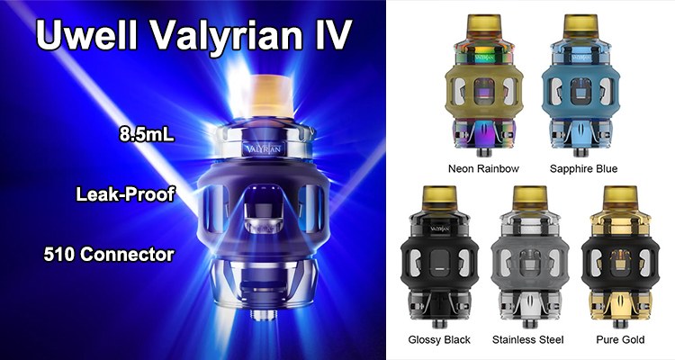 Uwell Valyrian IV 4 Sub Ohm Tank 8.5ml