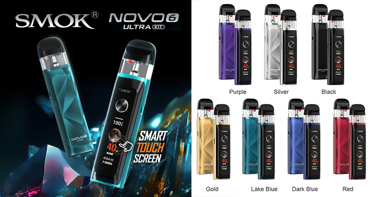 SMOK Novo 6 Ultra Pod System Kit 1700mAh - Puff Reminder, Novo 5 Dual Ohm,  Leakproof - Smokstore Blog