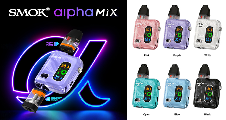 SMOK Alpha Mix Pod System Kit 1300mAh