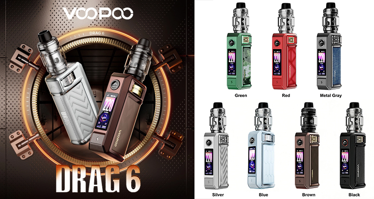 VOOPOO Drag 6 Box Mod Kit with Uforce-X Tank II 4400mAh
