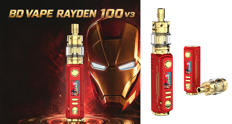 BD Vape Rayden 100 Kit with Blaster 2 Sub-ohm Tank 5ml/7ml