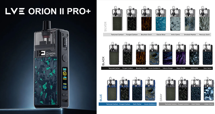 LVE Orion II 2 Pro Plus Pod Mod Kit 1900mAh 4.5ml