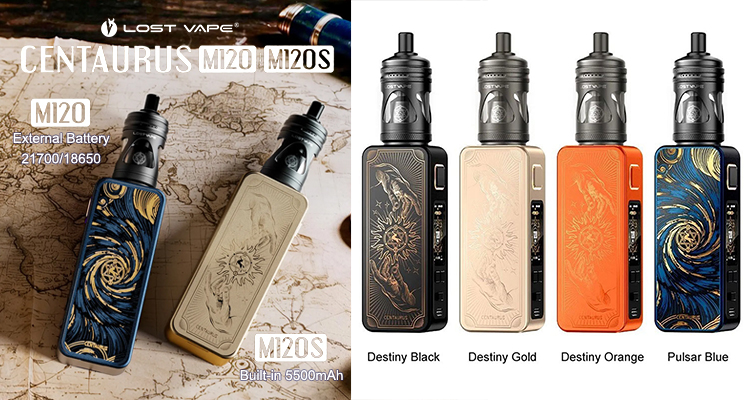 Lost Vape Centaurus M120/M120S Mod Kit with Centaurus Nano MTL Tank 5500mAh