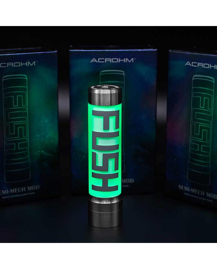 Acrohm Fush Semi Mech Vape Mod With Changeable LED Light
