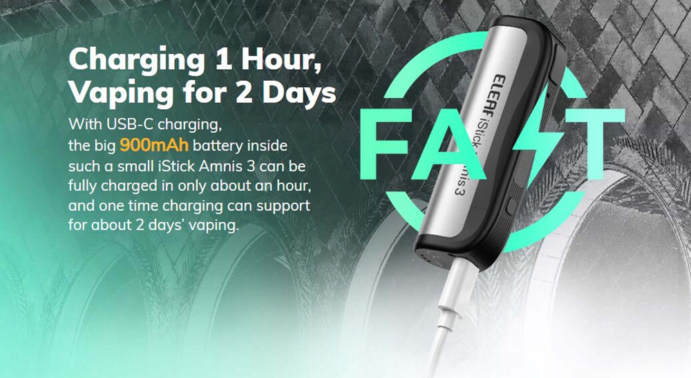 Eleaf iStick Amnis 3 Mod 900mAh Eleaf iStick Amnis 3 Mod 900mAh
