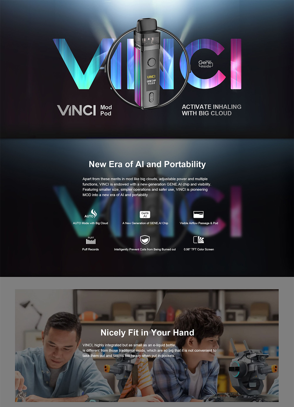 Voopoo Vinci 40W Mod Pod System