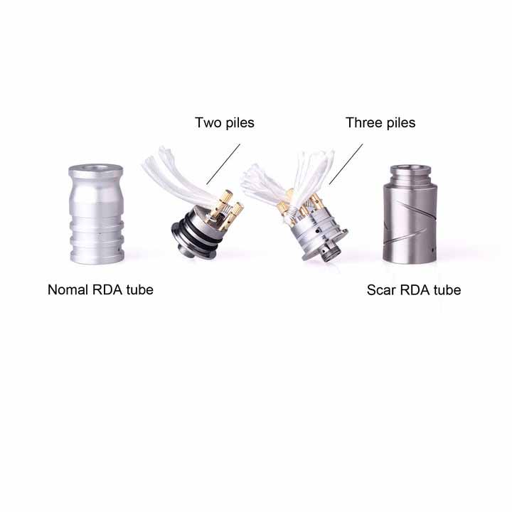 Smok Rda Mech Mod Smok Rebuildable Three Piles Rebuildable Scar Rda